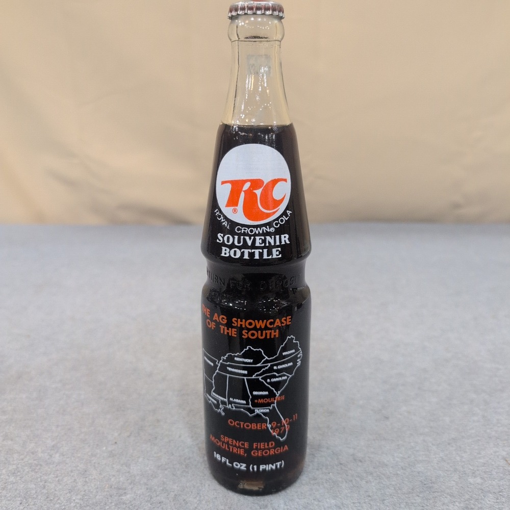 Vintage 1979 RC Cola Sunbelt Agricultural Exposition Souvenir Bottle 16oz Sealed - Picture 2 of 2